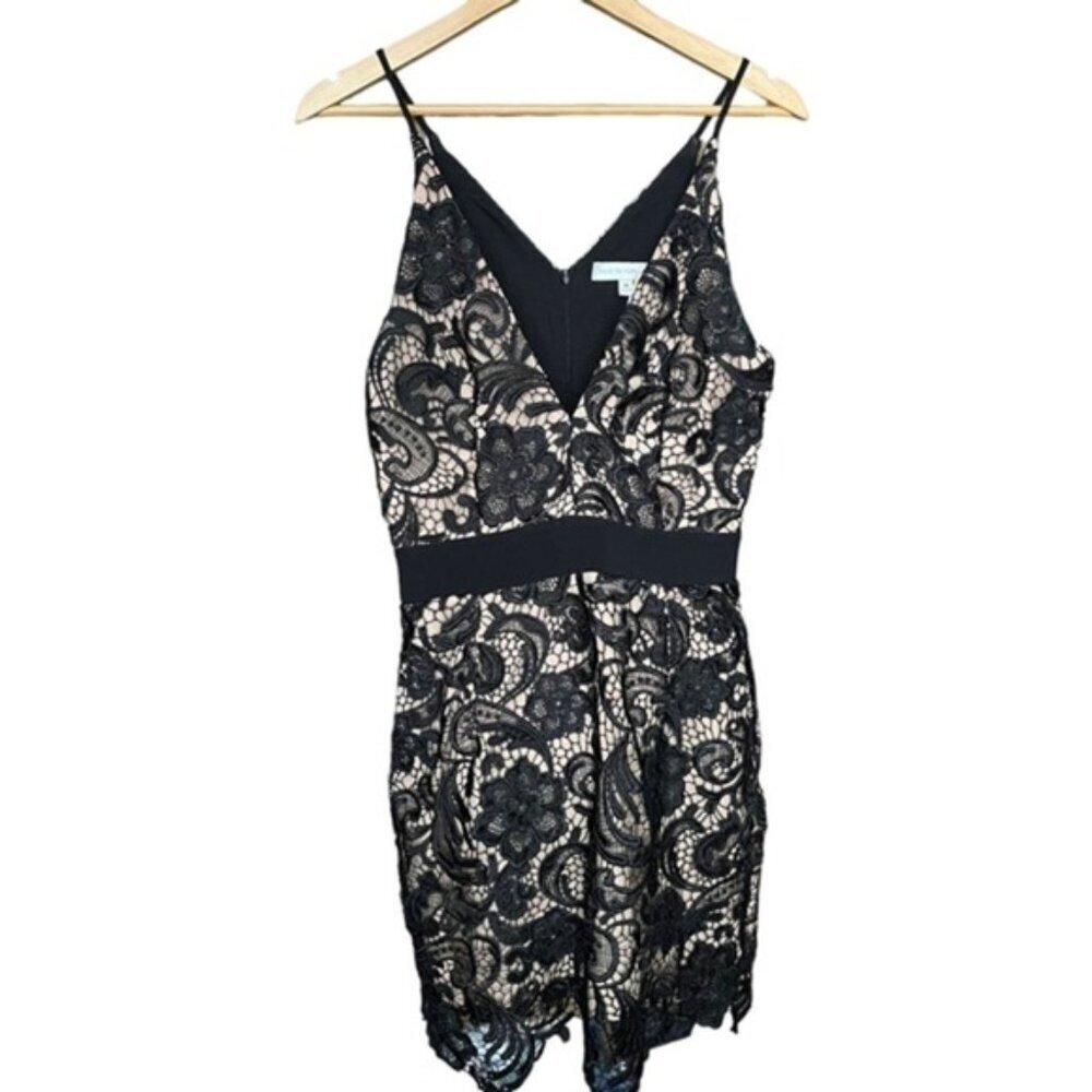 Dress the Population Ava Lace Special Event Cocktail Dress Women Size Medium - Picture 3 of 8
